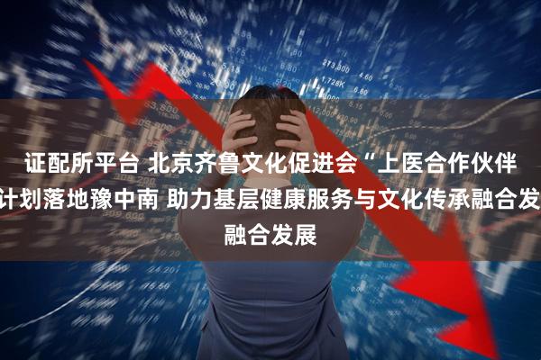 证配所平台 北京齐鲁文化促进会“上医合作伙伴”计划落地豫中南 助力基层健康服务与文化传承融合发展